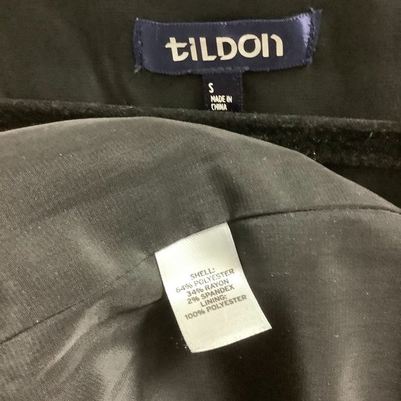 Tilton Designer Black & White Checkered Wool Sleeveless Dress Size Small - Picture 2 of 4